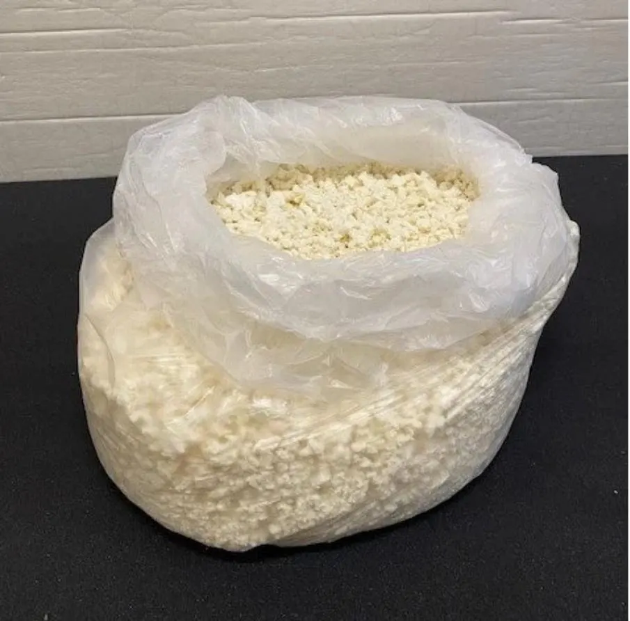 bag of shredded foam
