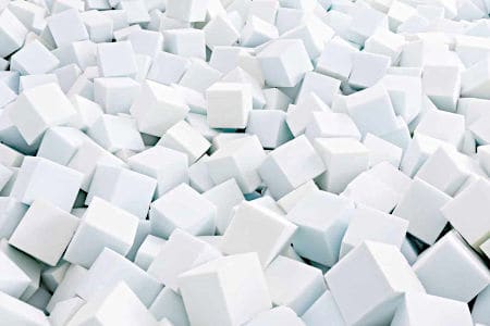 Foam Pit Cubes/Block 108 pcs (White) 4x4x4 Foam Pit Blocks